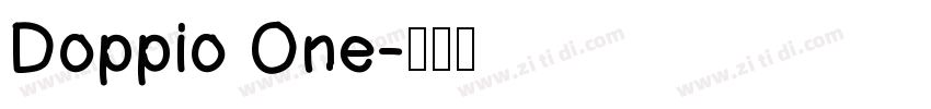 Doppio One字体转换